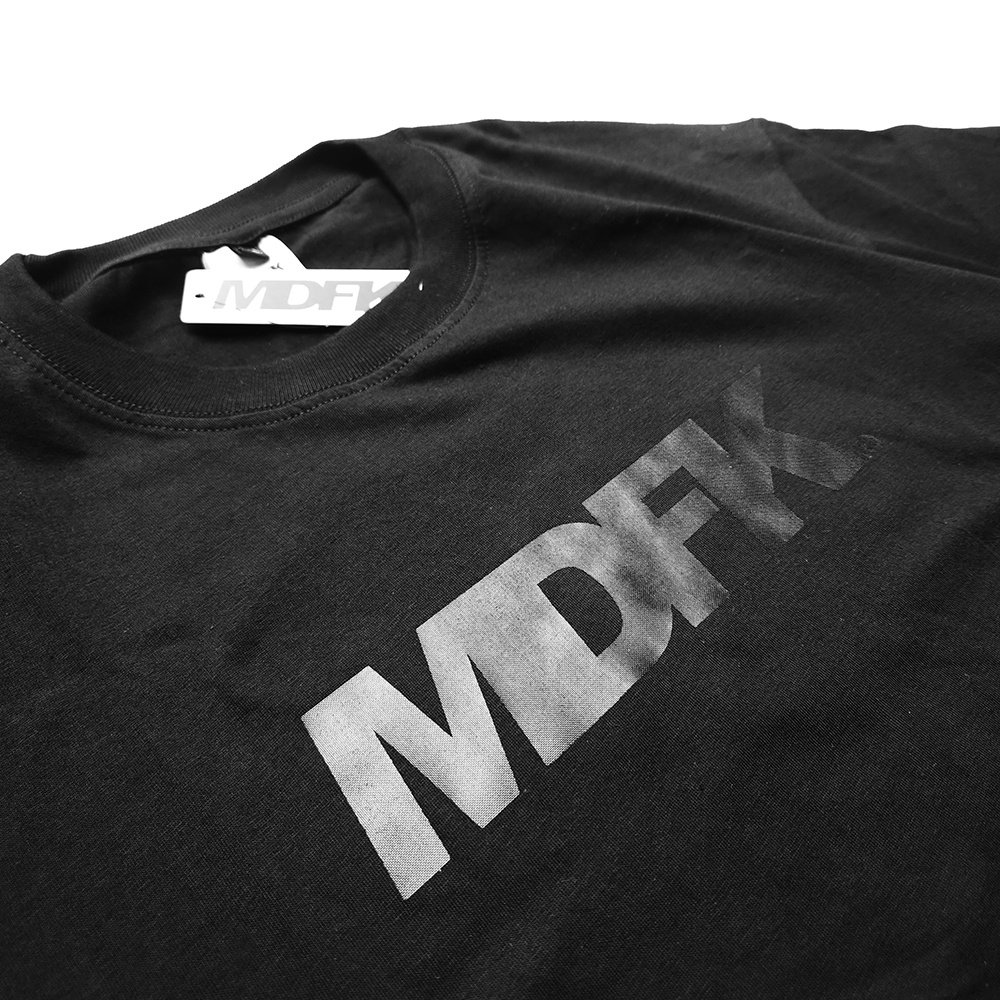 MDFK BLACK ON BLACK LOGO TSHIRT