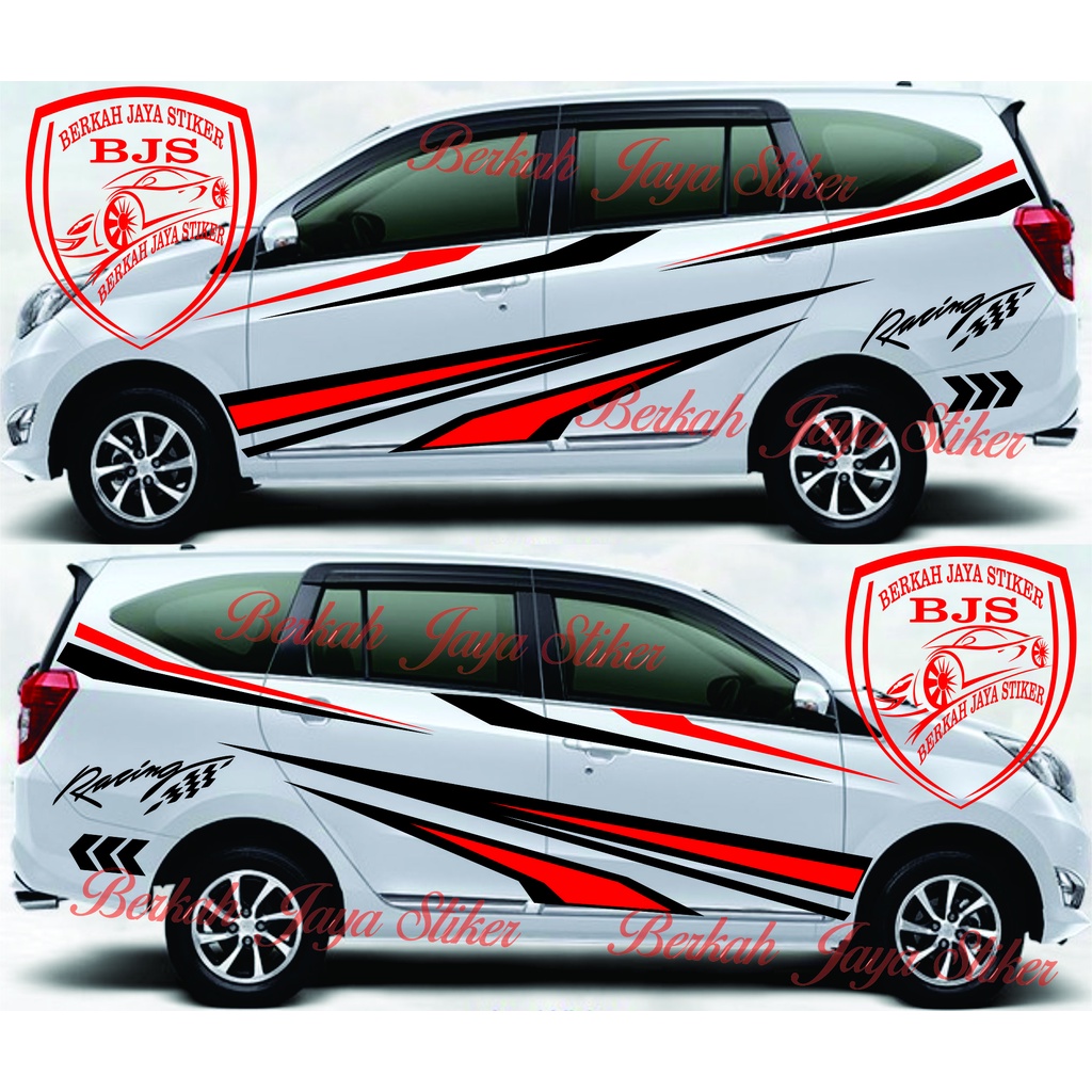 NEW Stiker mobil  sigra terbaru stiker mobil cutting list Daihatsu Sigra 1.2 X MT 2021