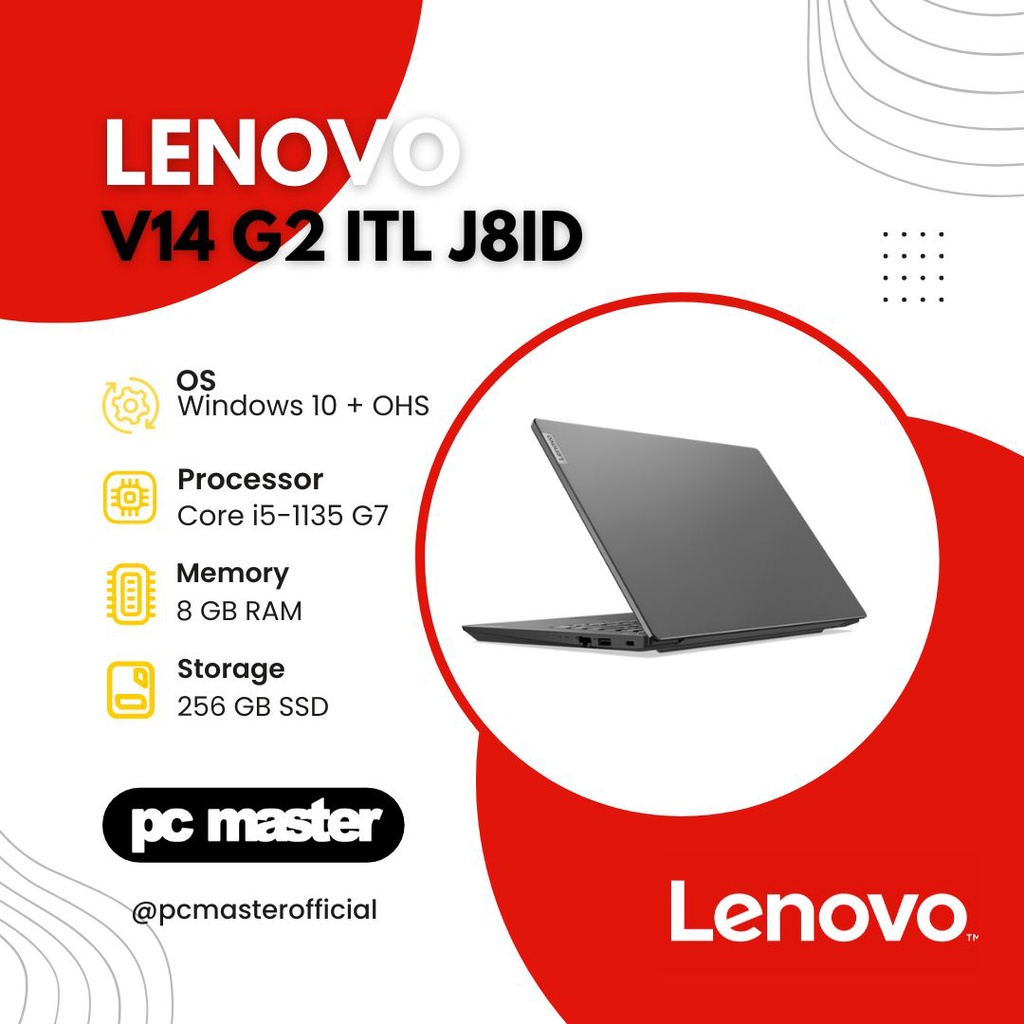Jual Lenovo V14 G2 ITL J8ID Core i51135G7 8GB 256GB NVIDIA MX350