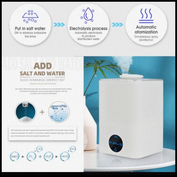 Promo Hocl Generator + Humidifier Disinfectant Ruangan