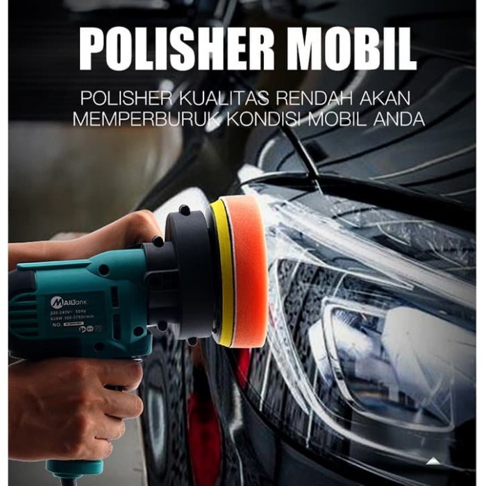 Mailtank Mesin Poles Polisher Mobil Motor Car Alat Disc Poles cat 5In - Mikayo