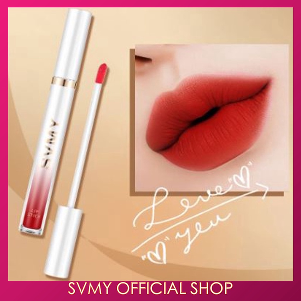 Lameila SVMY Lip Glaze Lipstik Pelembap Tahan Lama Lip Gloss Pewarna 1056