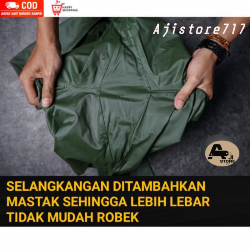 RAINCOAT !! JAS HUJAN MANTOL Pria dan Wanita By AKULA Bahan PVC 0,25