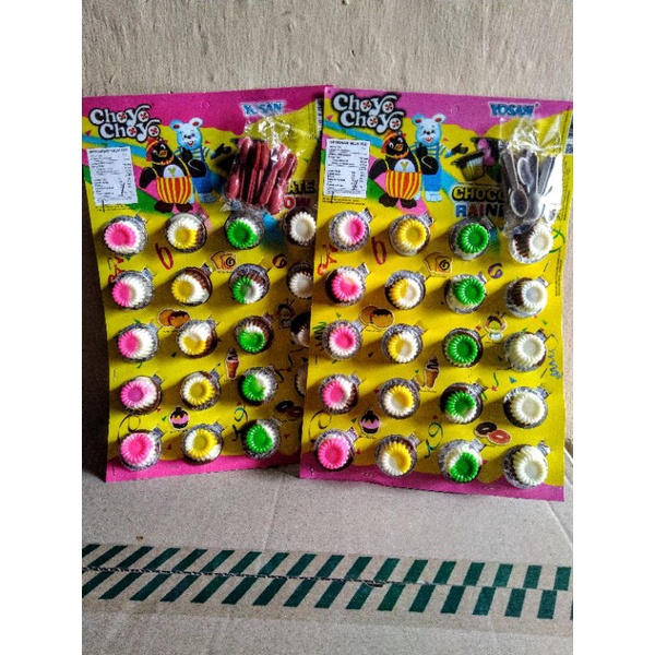 

Choyo Choyo Coklat Cup Rainbow - Coklat Jadul isi 20pcs