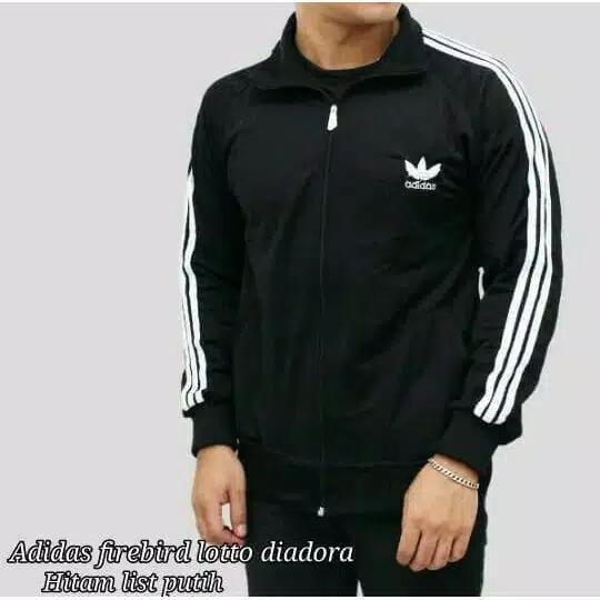 Jaket Tracktop Firebirds Hitam Bahan Nyaman &amp; Murah