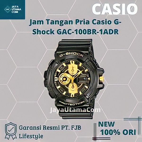 Jam Tangan Pria Casio G-Shock GAC-100BR-1ADR  Original