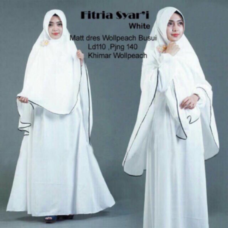 ABA agen baju - SYARI FITRIA - gamis fitria - gamis - gamis set - gamis wanita - gamis termurah