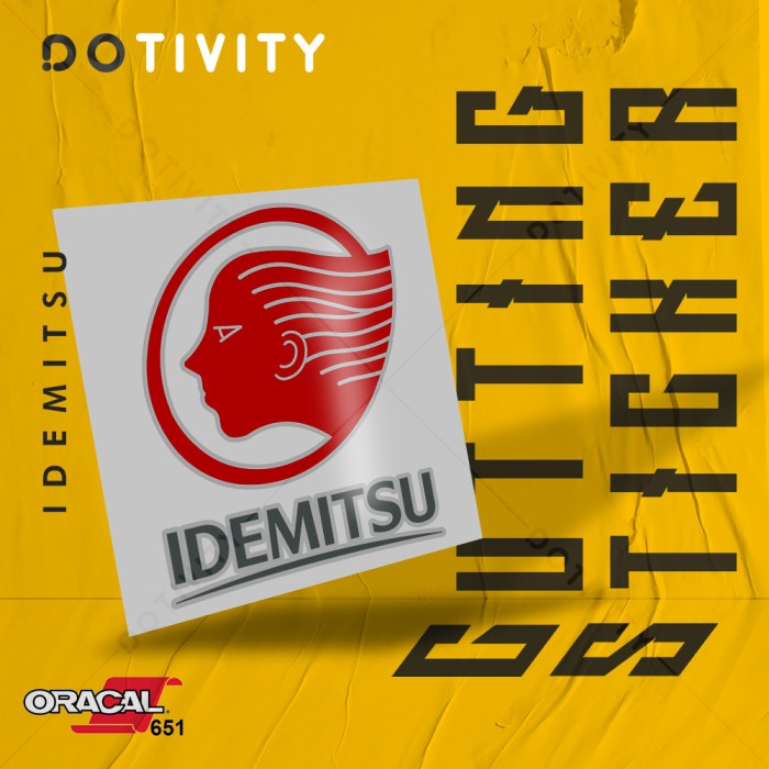 

Cutting Sticker IDEMITSU V4 2 Colors