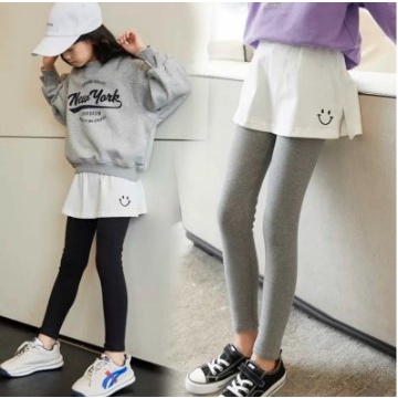 LEGGING ANAK PEREMPUAN BAHAN KAOS  USIA 2-14 Thn | LEGGING ANAK KAOS POLOS PREMIUM