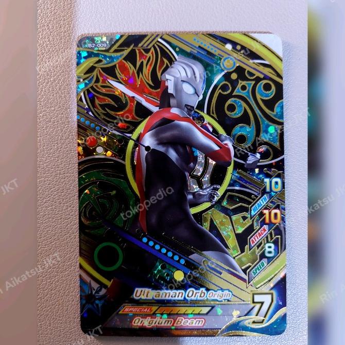 Ultraman Card R/B Versi 2 Ultra Rare B2-09 Ultraman Orb Origin