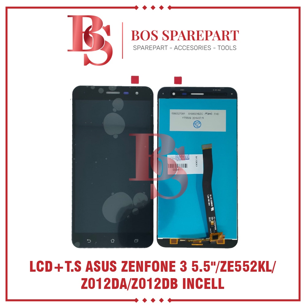 LCD TOUCHSCREEN ASUS ZENFONE 3 5.5" / ZE552KL / Z012DA / Z012DB INCELL BLACK