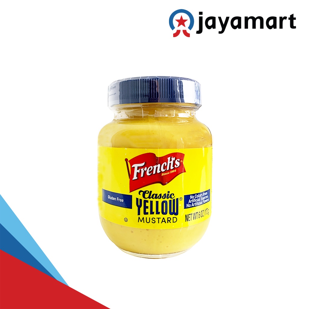 Frenchs Yellow Mustard 170 gr American Classic Gluten Free