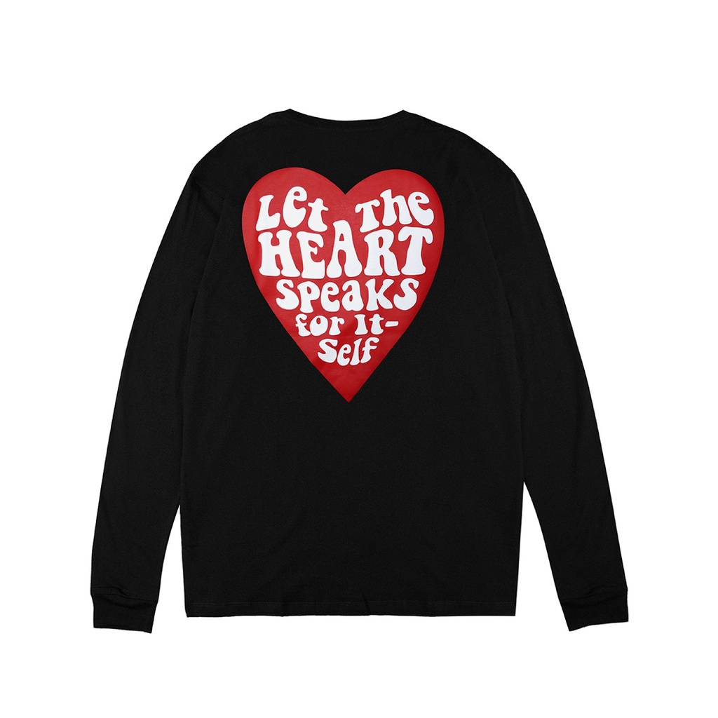 Roofair Long Sleeve Black - Heartspeaks