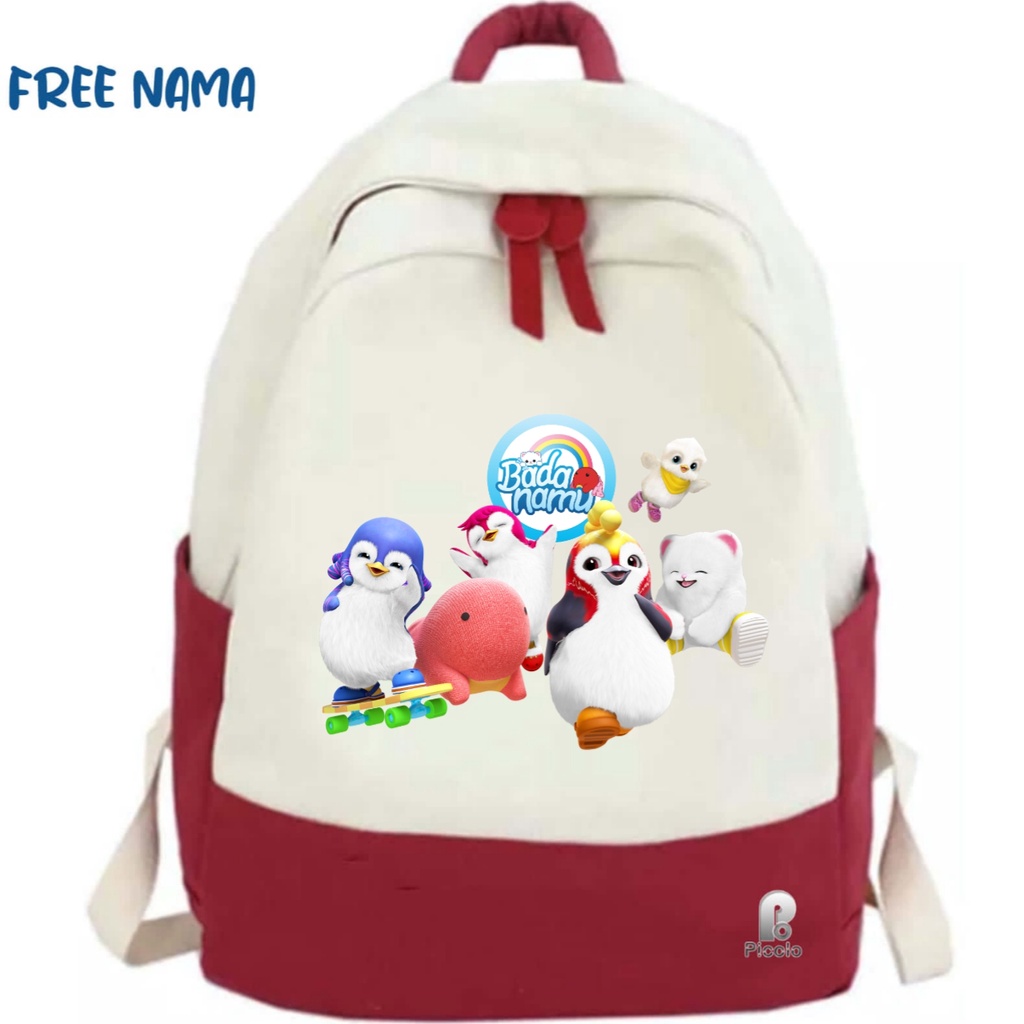 TAS SEKOLAH BACKPACK ANAK SD CUSTOM KARAKTER BADANAMU