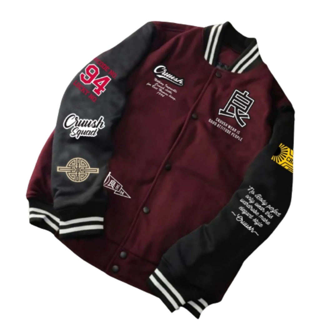 COD-varsity jacket vintage baseball jaket baseball varsity pria wanita premium original