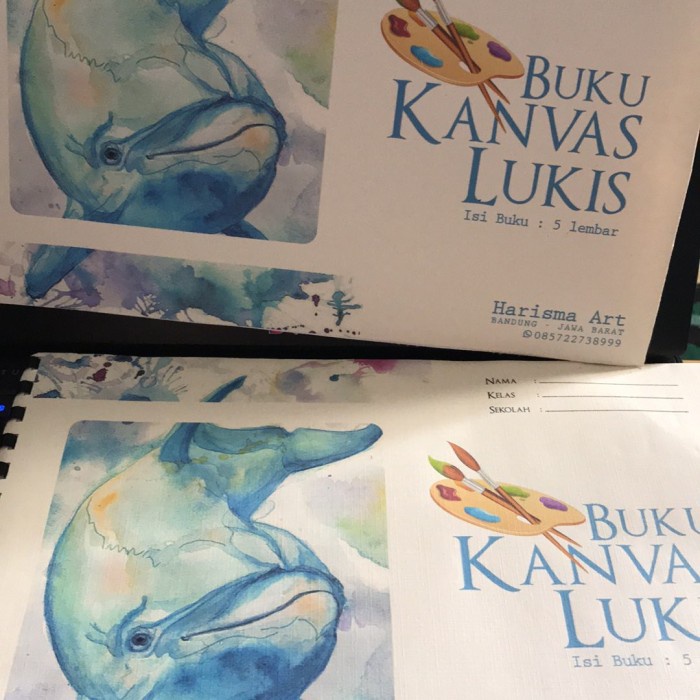 

Buku Kanvas Lukis / Buku Gambar Canvas