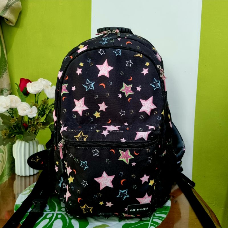 Best Offer Tas Ransel Dr Kong motif Bintang Preloved Keren