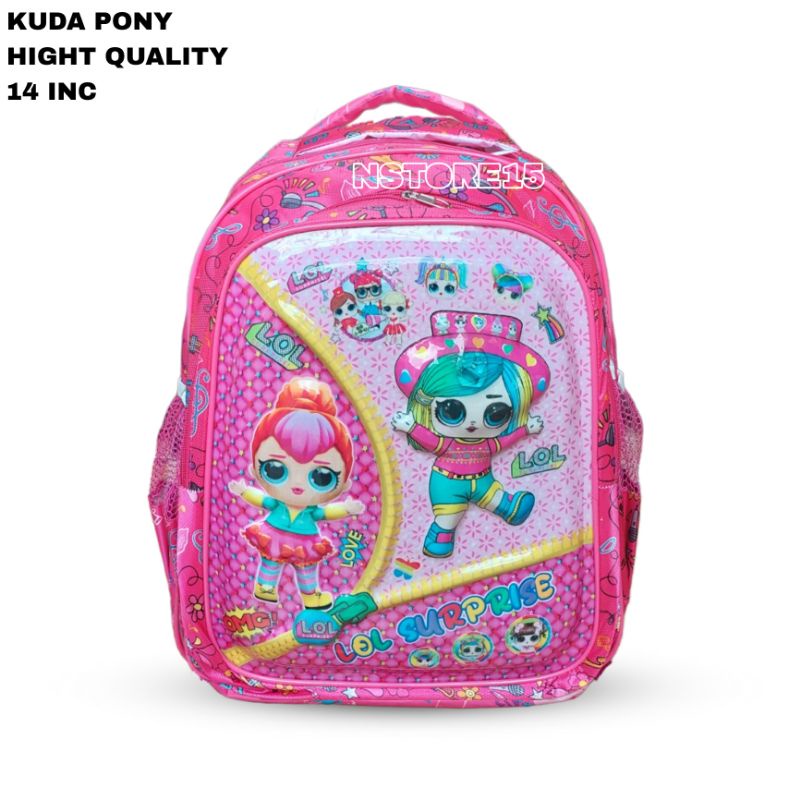 Tas troli anak, Ransel troli anak sd karakter Lol tas sekolah anak perempuan terbaru Realpict