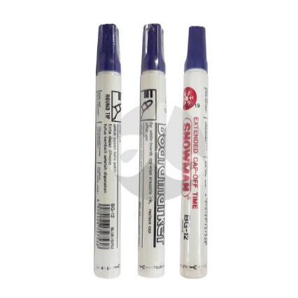 

Spidol Whiteboard Marker NON Permanen Biru SNOWMAN BOARDMARKER BLUE