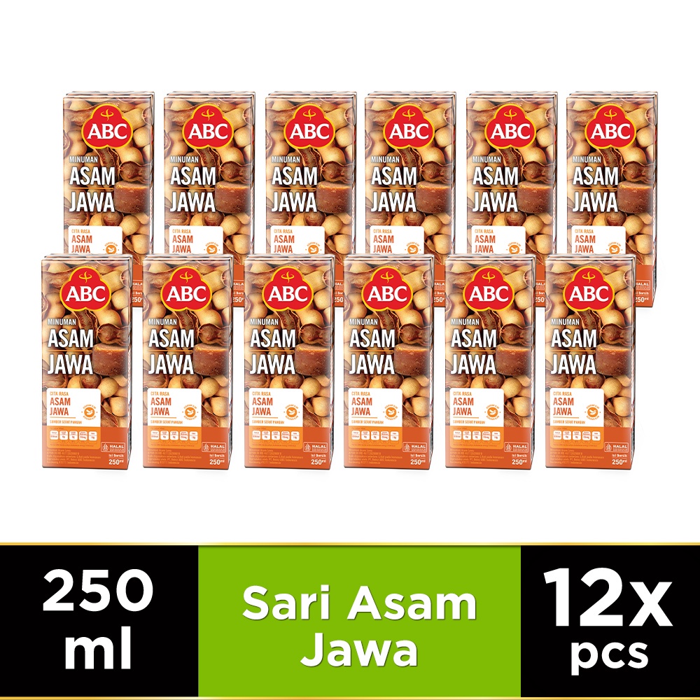 

ABC Minuman Sari Asam 250 ml - Multipack 12 pcs
