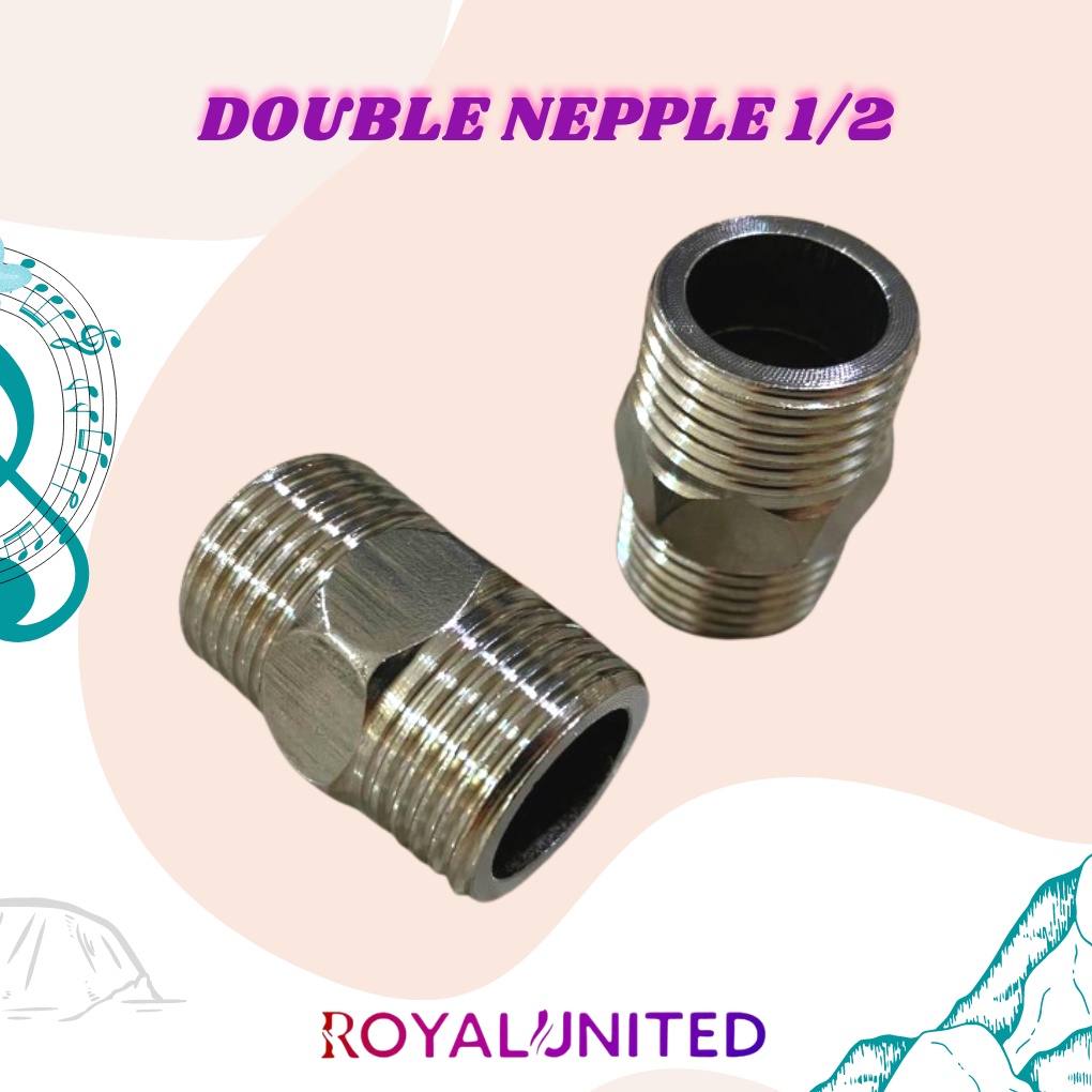 DOUBLE NEPPLE 1/2&quot; SS304 NEPEL KONEKTOR high quality
