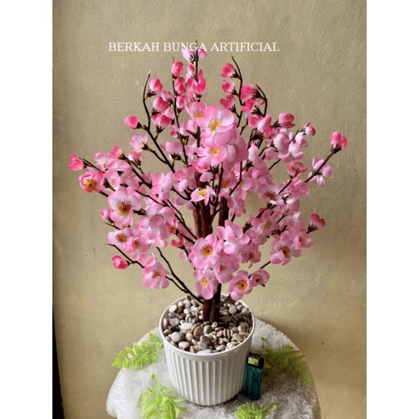 Jual Bunga sakura 45cm/sakura artificial/bunga sakura plastik/sakura