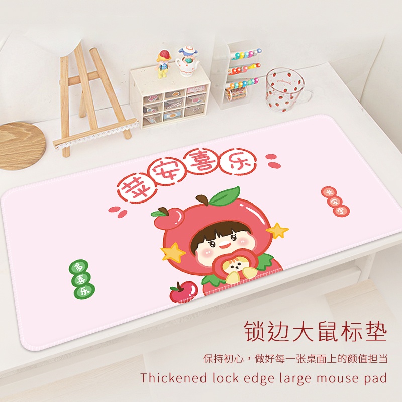 Mouse Pad Ukuran Besar Motif Marmer Untuk Meja Komputer