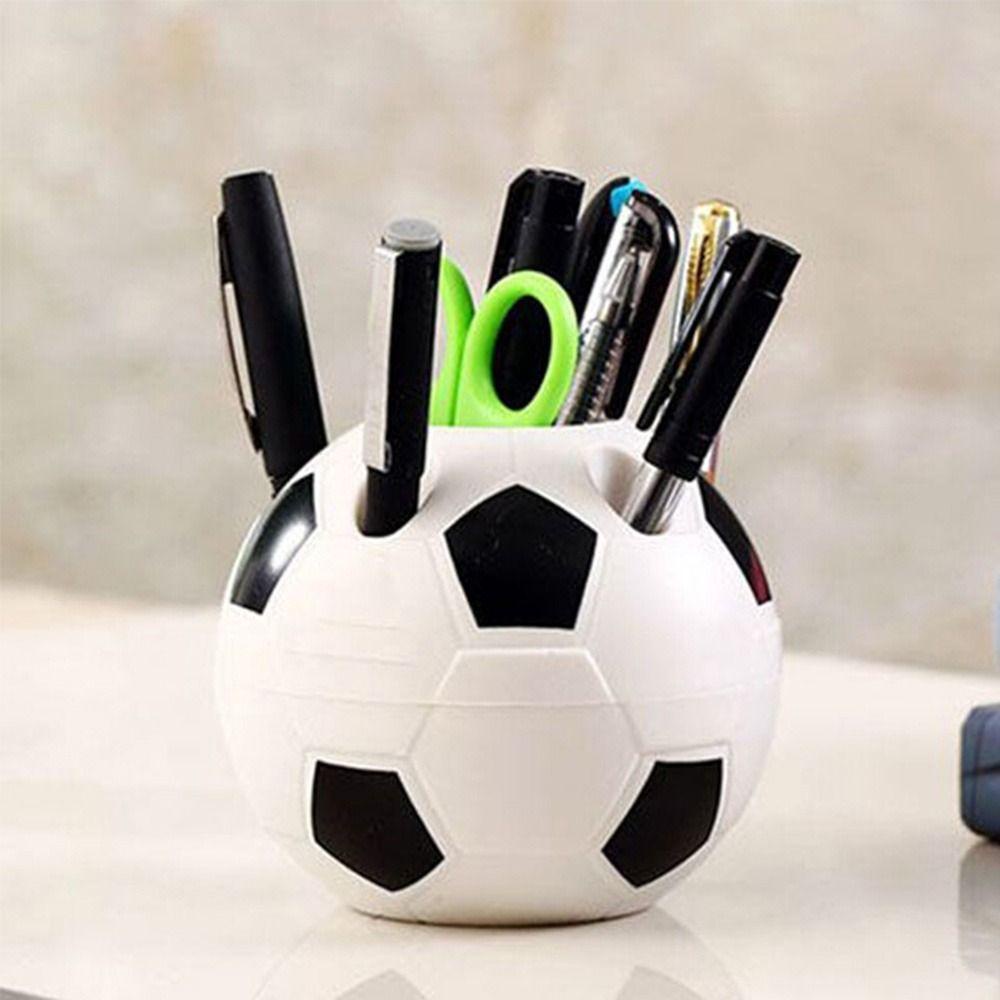 Nanas Kartun Football Pen Holder New Hiasan Meja Dekorasi Rumah Tempat Sikat Gigi Pensil