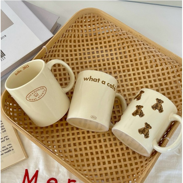 Gelas Cangkir Kopi Keramik Cangkir Keramik Mug Keramik Bear Series Premium Quality