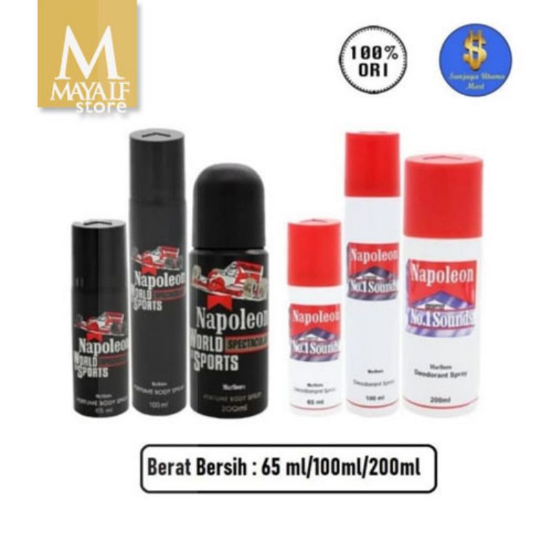 NAPOLEON perfume deodorant body spray Parfum Minyak Wangi Pria