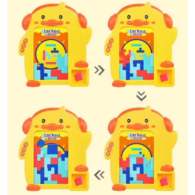 [MS]Mainan Anak Tetris Bebek / Russian Block Tetris / Mainan Susun Balok Tetris Motif Bebek / Mainan Tertis