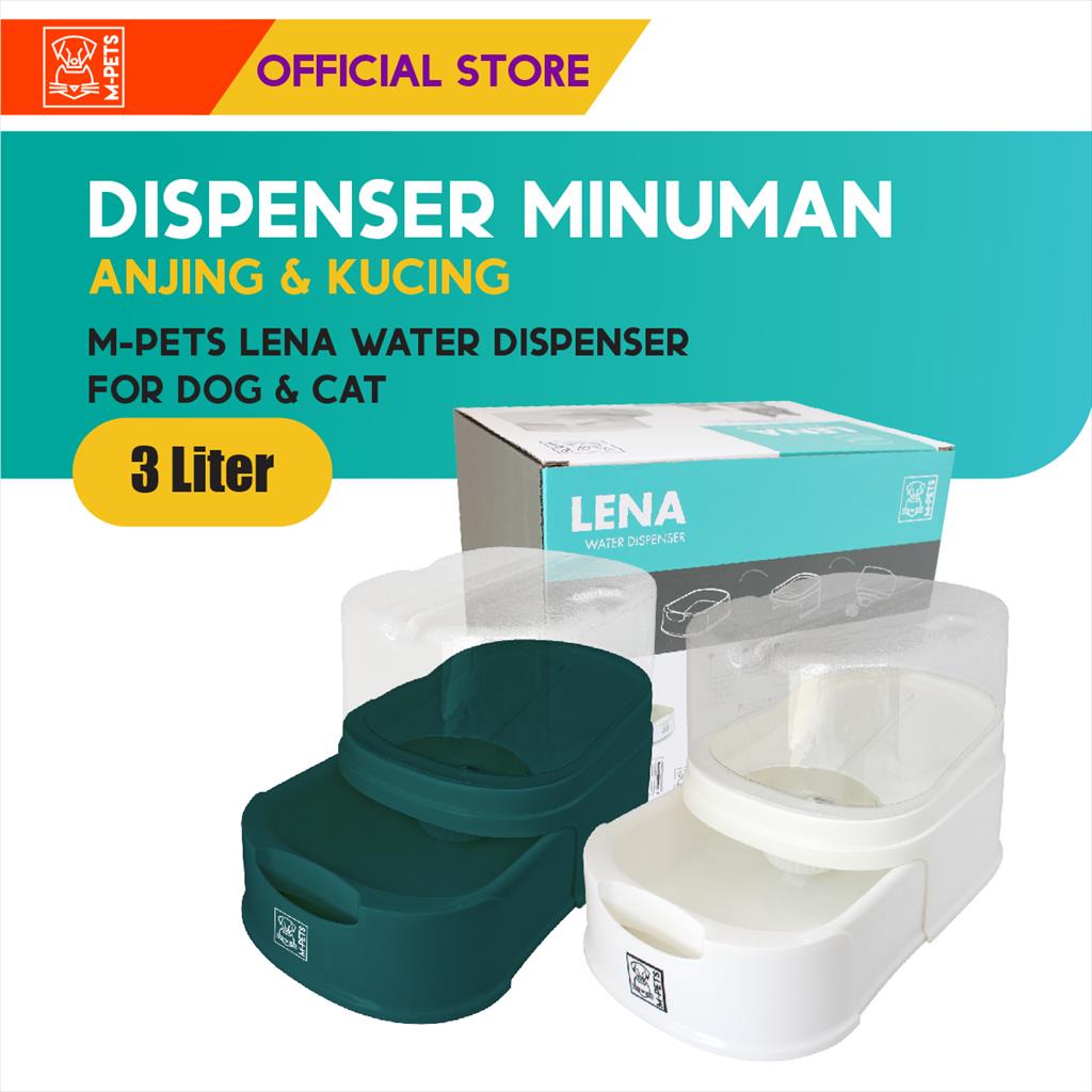 M-Pets Lena Water Dispenser 3 Liter / Tempat Minum Anjing Kucing