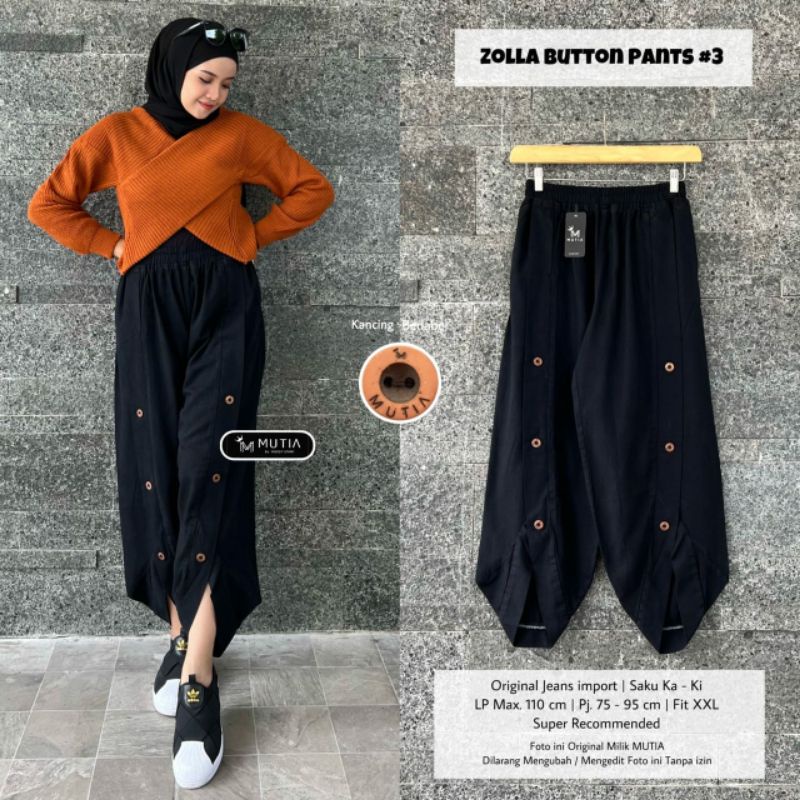 ZOLLA BUTTON PANTS #3 ORI MUTIA | Jeans Import