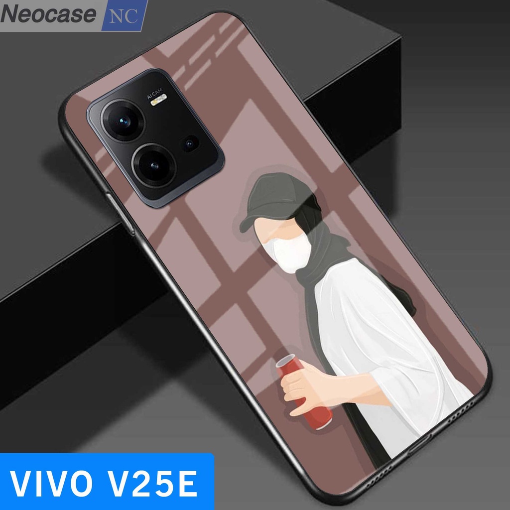 Softcase Glass Kilau Vivo V25e - Casing HP Vivo V25e - Case HP Vivo V25e - N80