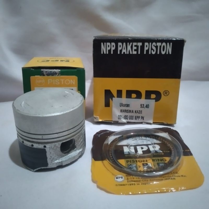 SEHER KIT PISTON KIT NPP KARISMA KAZE MENTAHAN DOME DIAMETER 53,40 TANPA PEN