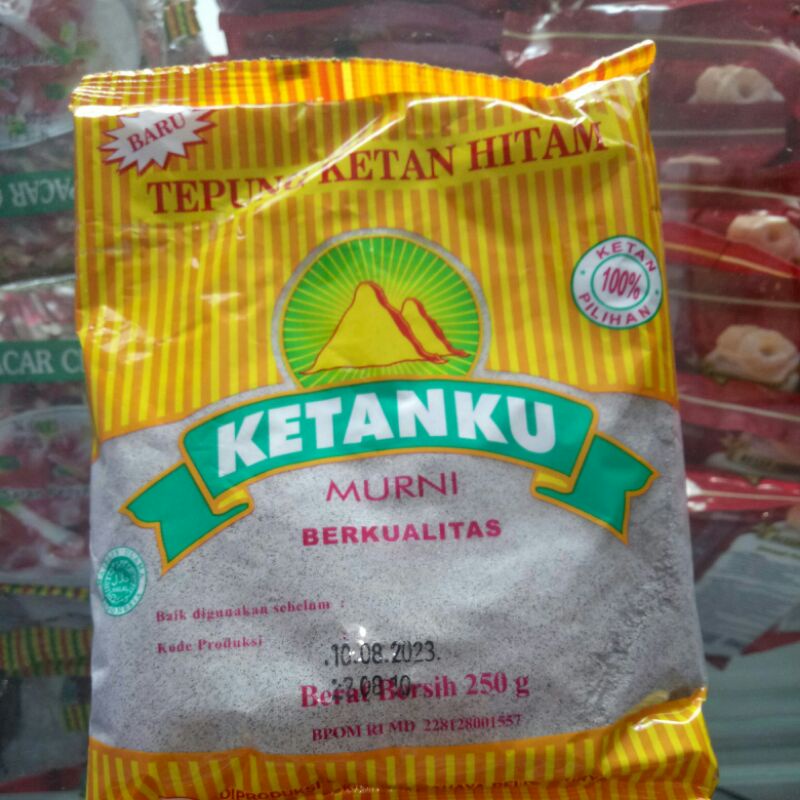 

Tepung ketan hitam ketanku