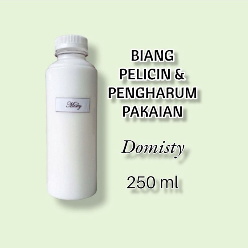 BIANG PELICIN DAN PENGHARUM PAKAIAN UNTUK SETRIKA AROMA DOMISTY 250 ML