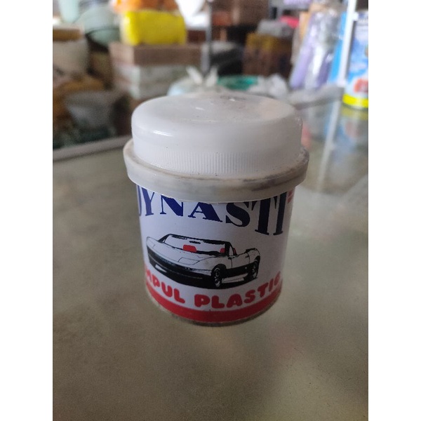 Dempul putty dynasti 250gram untuk besi logam plastik