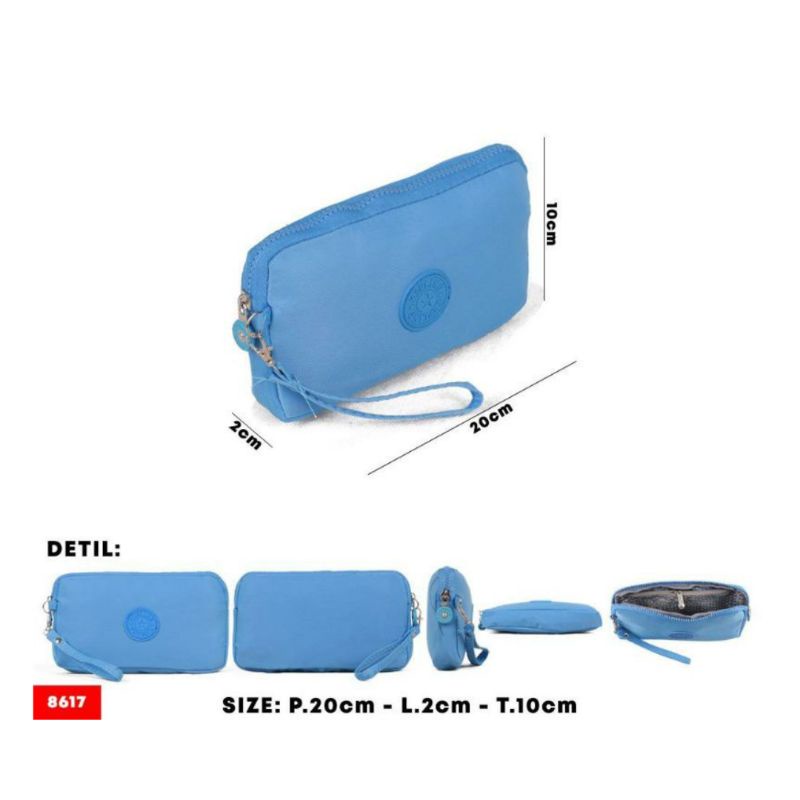 Pouch organizer kp 8617 bankbook dompet hp kartu import termurah cyutebags