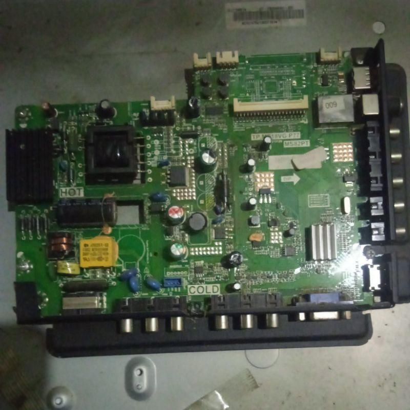 mb mainboard LED tv Polytron pld24d655 24d655