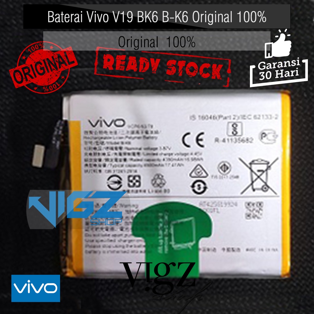 Baterai Vivo V19 BK6 B-K6 Original 100%
