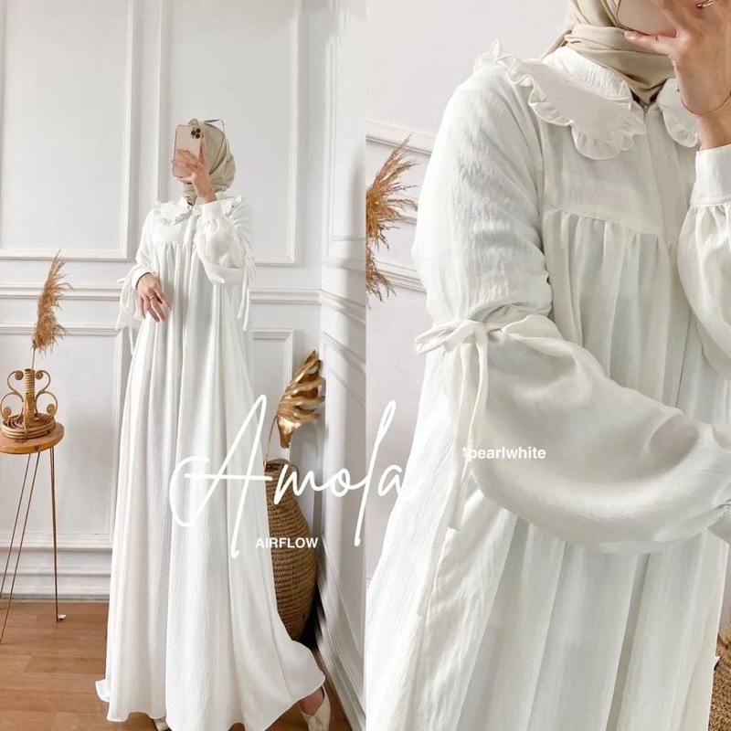 AMOLA DRESS MAXY CRINGKEL AIRFLOW