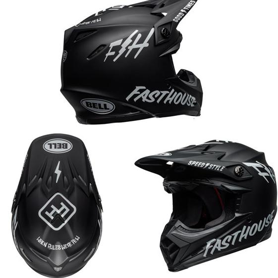 CUTTING STIKER HELM CROSS BELL FASTHOUSE 1 SET HELM SIMPSON HELM BELL