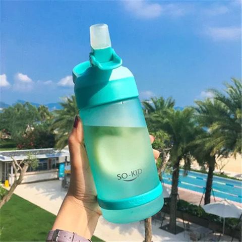 Botol minum plastik Cute doff 550ml