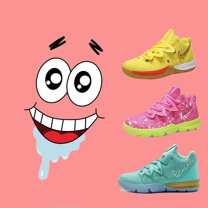 SEPATU BASKET KYRIE 5 Spongebob  Patrick Star basketball shoes 4 colors NBA irving 5 basketball boot