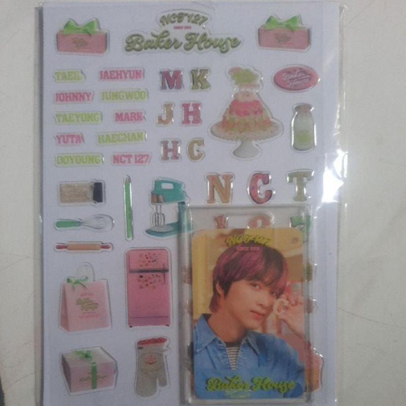 photo holder epoxy sticker haechan MD BAKER NCT 127