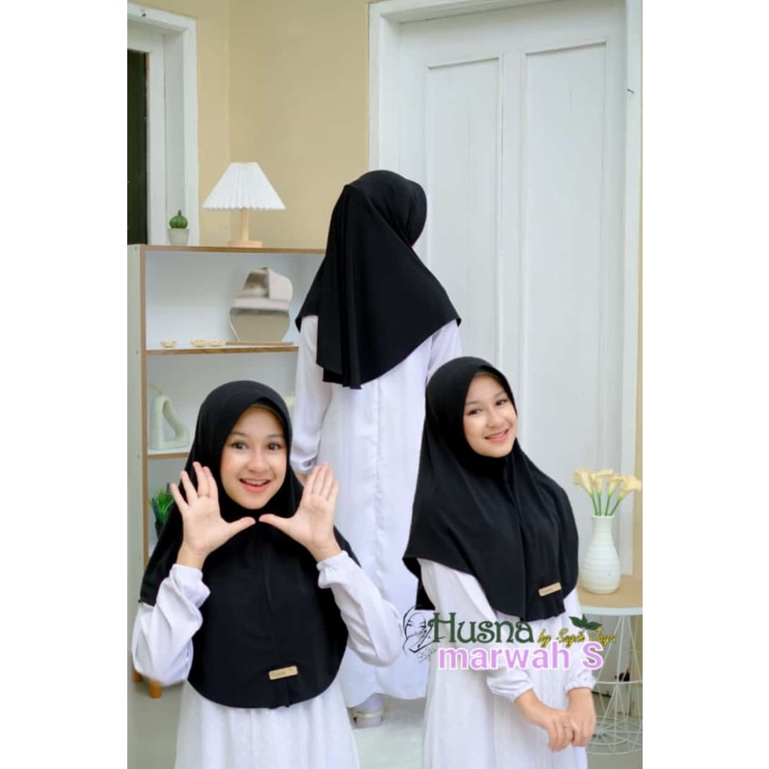 Husna Hijab Pet Marwah Size S Jersy Zara Premium