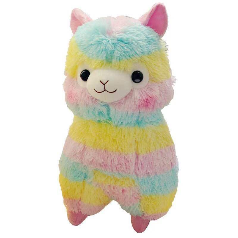 BONEKA ALPACASSO RAINBOW KAMBING DOMBA SHEEP IMPOR LUCU