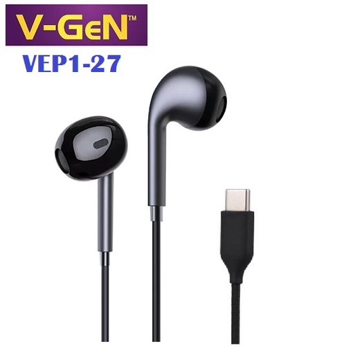 VEP1-27 TYPE-C WIRED EARPHONE with Micropone