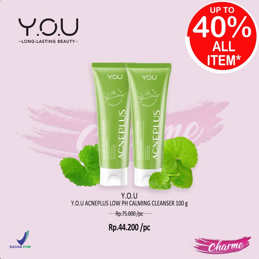 (READY &amp; ORI) Y.O.U YOU ACNE PLUS SERIES BPOM ORIGINAL